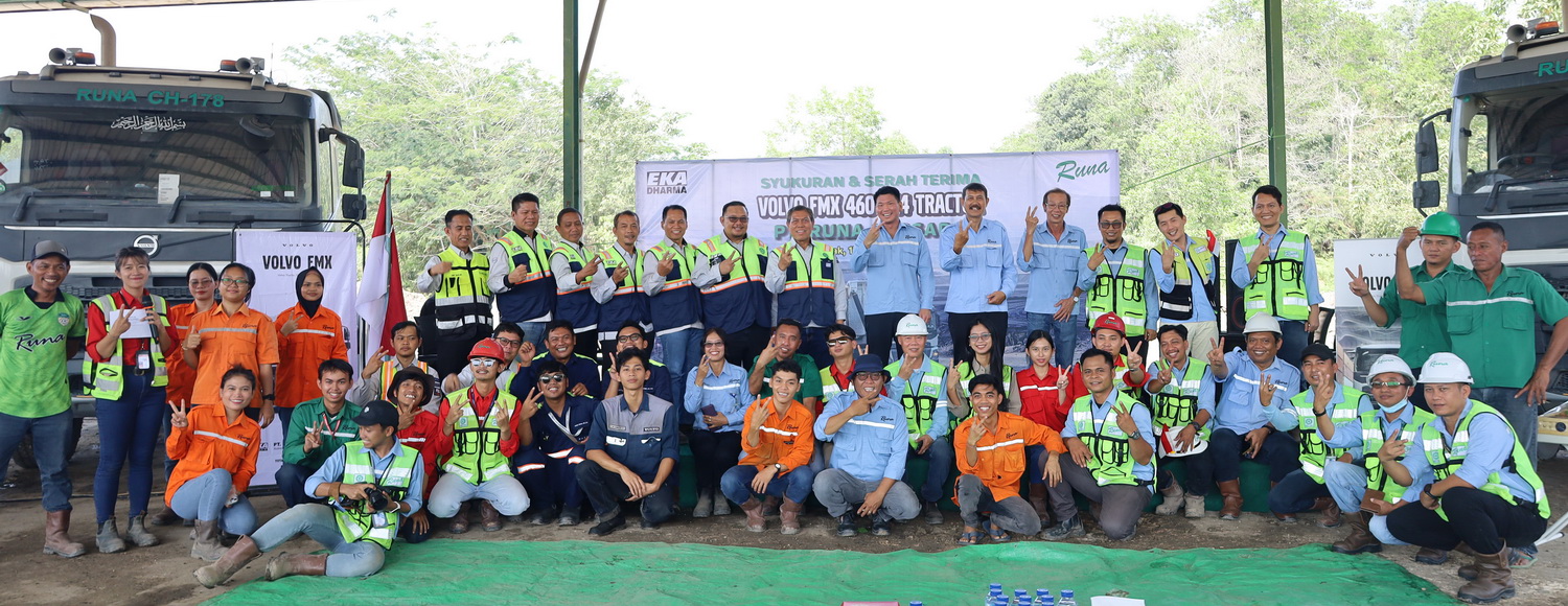 Syukuran dan Serah Terima unit Volvo FMX 460 6x4 Tractor Kepada PT Runa Persada